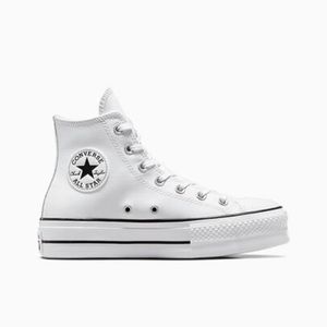 Platform leather converse